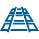 Train track icon.