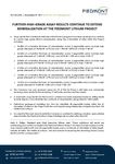 Further High-Grade Assay Results Continue To Extend Mineralization At The Piedmont Lithium Project.