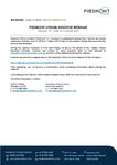 Piedmont Lithium Announces Maiden Mineral Resource.