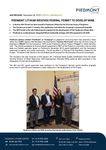 Piedmont Lithium Receives Federal Permit to Develop Mine.